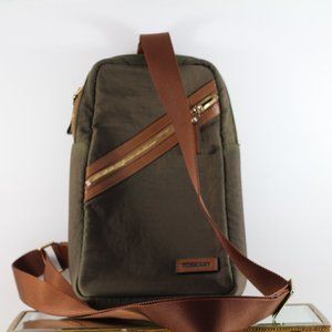 Toskany Shoulder Bag w/leather accents